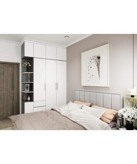 Tủ quần áo PN34 - Gỗ MDF - Dài 1.2m đến 1.8m (cao 2.4m)